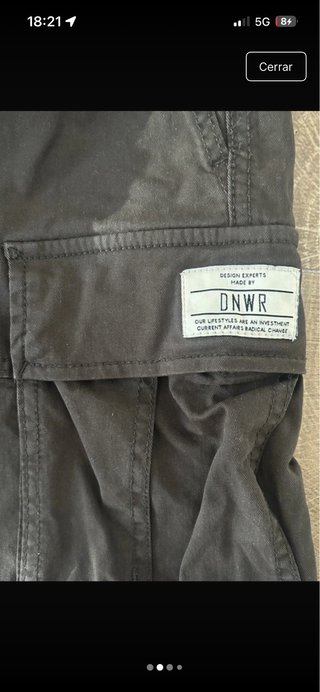 Pantalones cargo Zara marrones