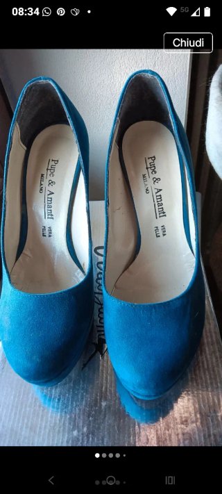 Scarpe décolleté Pupe & Amanti blu
