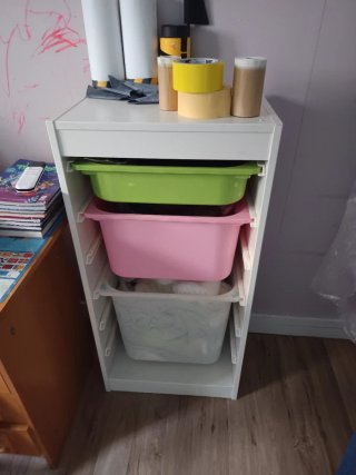 Organizador infantil con cajones
