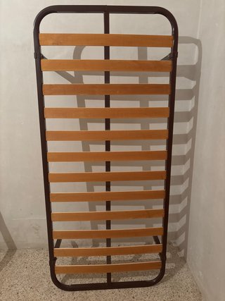 Somier Individual de Metal y Madera