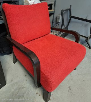 Sillón con Estructura de Madera