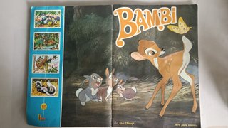 Álbum de Cromos Bambi Walt Disney Ed. Fher 1970
