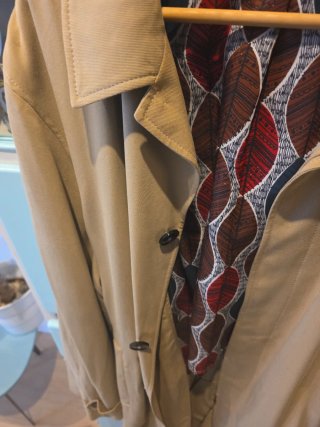 Gabardina Zara Beige de Hombre