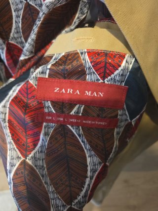 Gabardina Zara Beige de Hombre