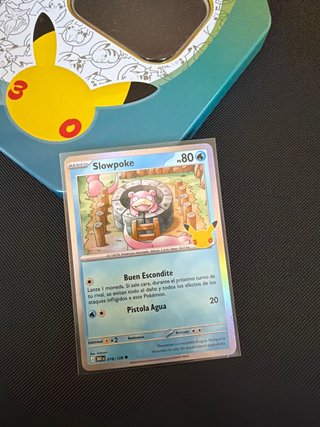 Carta Pokémon Slowpoke 30 Aniversario