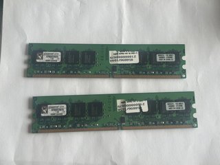 Pack 4GB RAM DDR2 Kingston 800MHz (2x2GB) PC2-6400