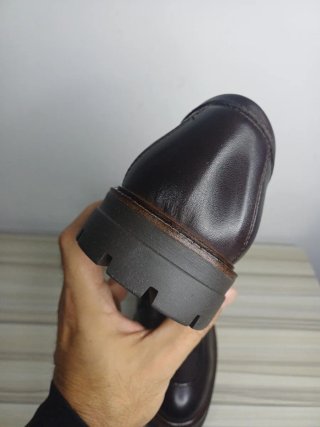 Mocassini Doppia Fibbia Marrone Tg 44