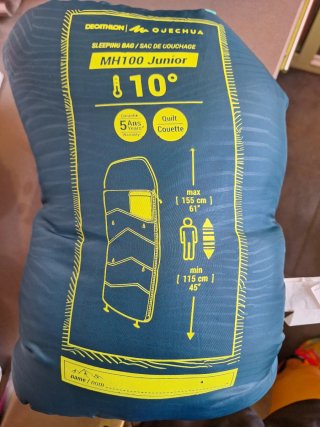 Saco de dormir Quechua MH100 Junior