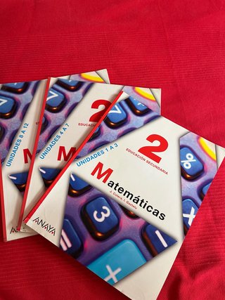 Libros Matemáticas 2 educación secundaria.