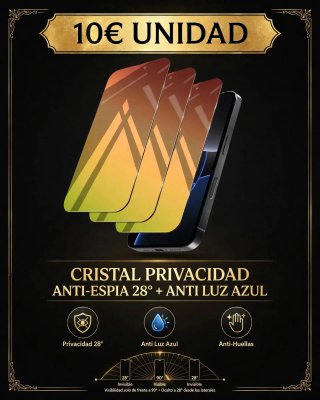 Protector Pantalla iPhone 16 Pro Max Anti-Espía