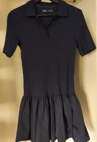 Vestido polo Lefties azul marino, talla M