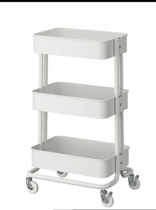 Carro Estantería Ikea RÅSKOG Blanco