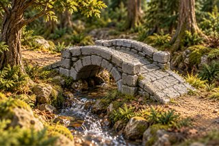 Puente de Piedra para Belén o Diorama