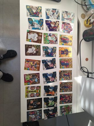 Lote de cartas de Fútbol(Diferentes años)