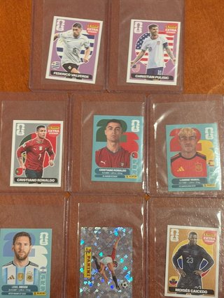 Lote 8 Cromos Panini Mundial 2026