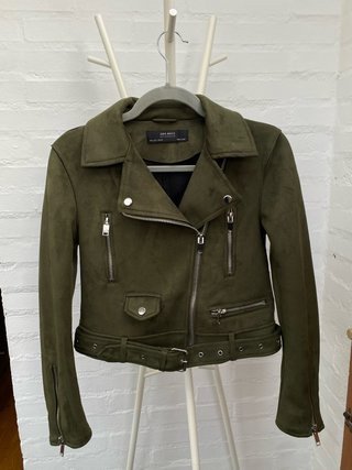 Cazadora Zara Verde Oliva Talla S
