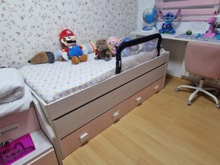 Cama Nido con Cajones y escritorio