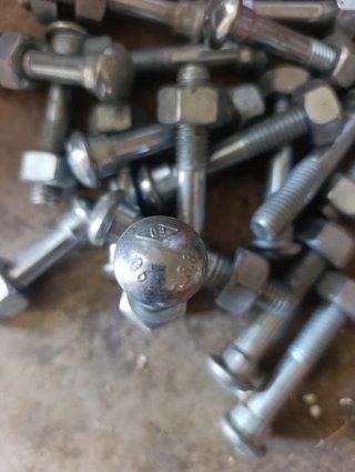 Lote de tornillos y pernos de carrocería