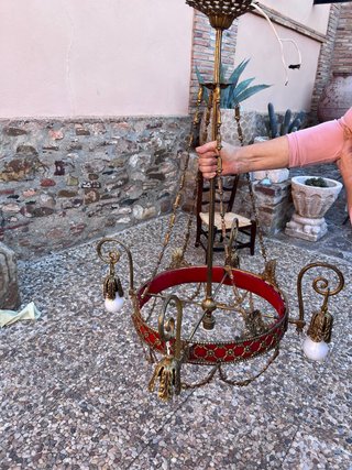 Lámpara de Techo Antigua Estilo Clásico