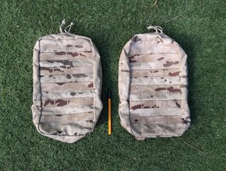 2 bolsillos molle árido pixelado