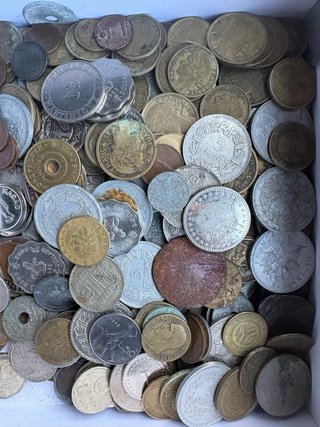 Lote de monedas variadas