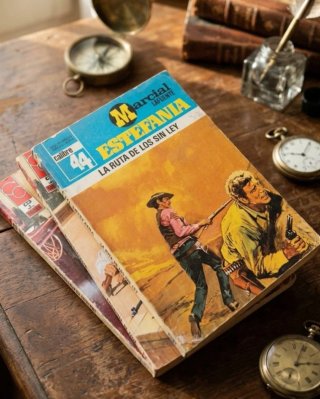 Lote de 4 Bolsilibros Vintage