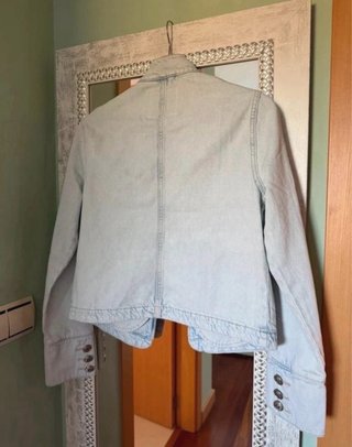 Cazadora vaquera militar nueva con etiqueta
