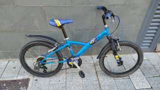 Bicicleta infantil azul Btwin