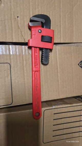 Llave stillaon grifa de fontanero forjada 12"