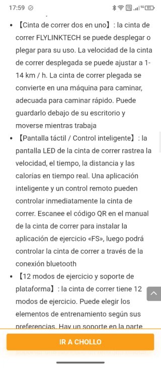 Cinta de Correr FLYLINKtech