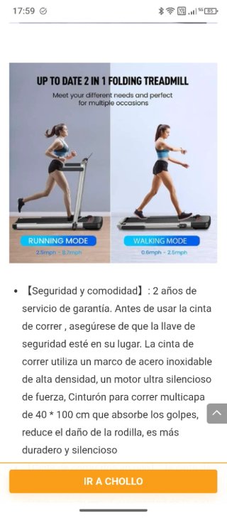 Cinta de Correr FLYLINKtech