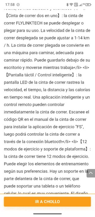 Cinta de Correr FLYLINKtech