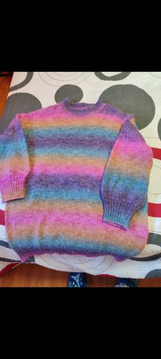 Jersey de punto multicolor