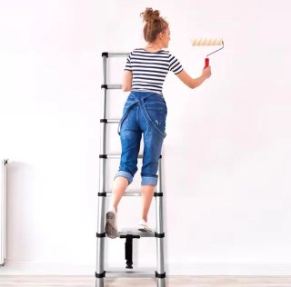 Escalera Retráctil 3,8m - Cierre Seguro