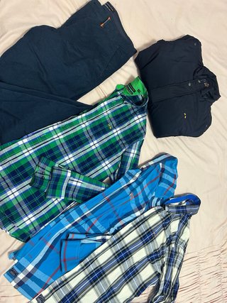 Conjunto Ropa Hombre: Pantalón, Abrigo y Camisas
