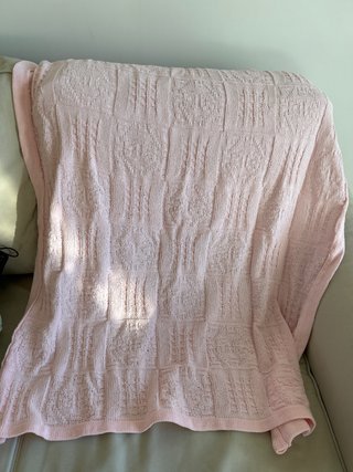 Manta de Bebé para Cuna Rosa