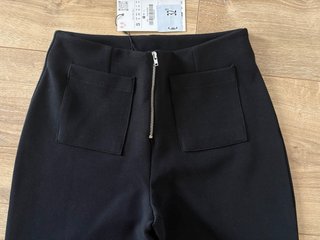 Pantalón Zara negro flare cremallera nuevo