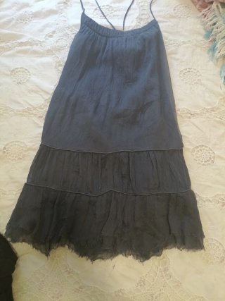Vestido Zara azul corto