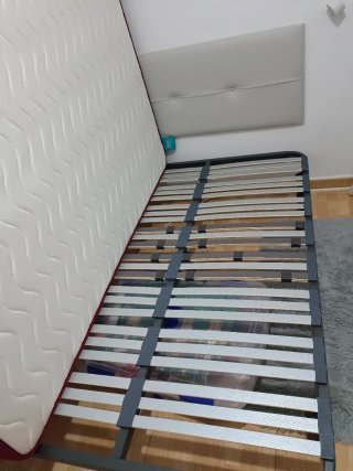Cama 120x180x19 con Colchón y Tapiflex