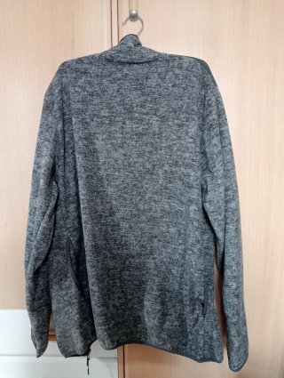Chaqueta polar hombre gris