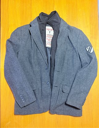 Chaqueta Zara Man Gris