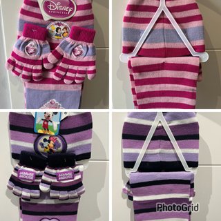 Conjunto Gorro y Bufanda Disney Princesas