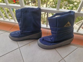 Botas de nieve Fen Fred azules y grises