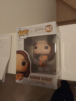 Funko Pop Hermione Granger con gatto 167