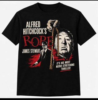 Camiseta Classical Films Rope Alfred Hitchcock