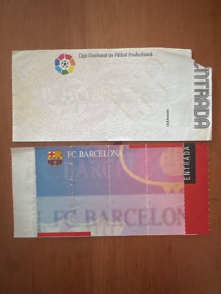 Lote tickets Antiguos LFP años 90