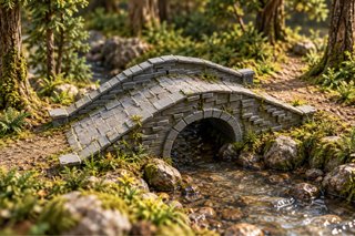 Puente de Piedra para Belén o Diorama