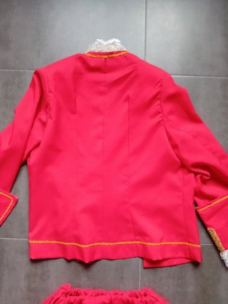 Disfraz de Dama de Época Rojo y Dorado