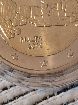 Moneda Malta 2010 Templo