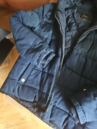 Abrigo Zara Hombre Azul